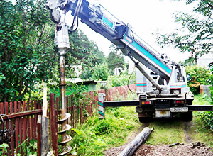 Бурение рядом с домом